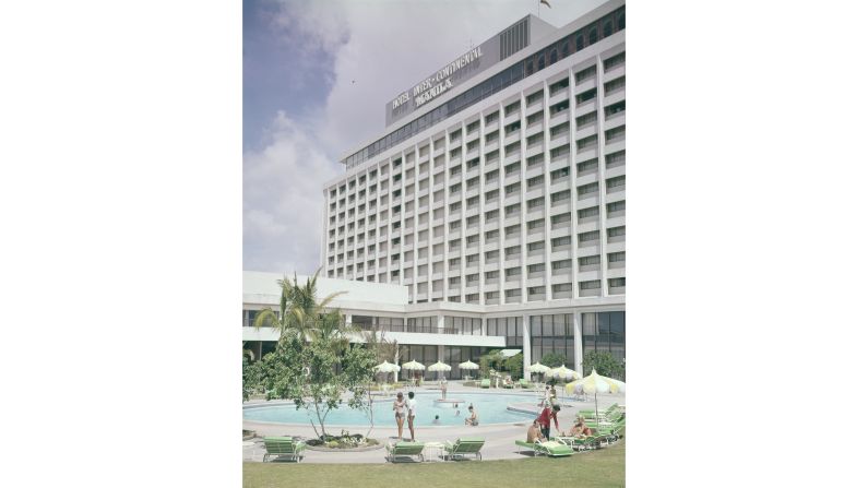 <strong>Poolside view: </strong>InterContinental Manila Hotel opened in Makati in the Philippines in 1969. Here's a view of the pool taken by Arie deZanger. 