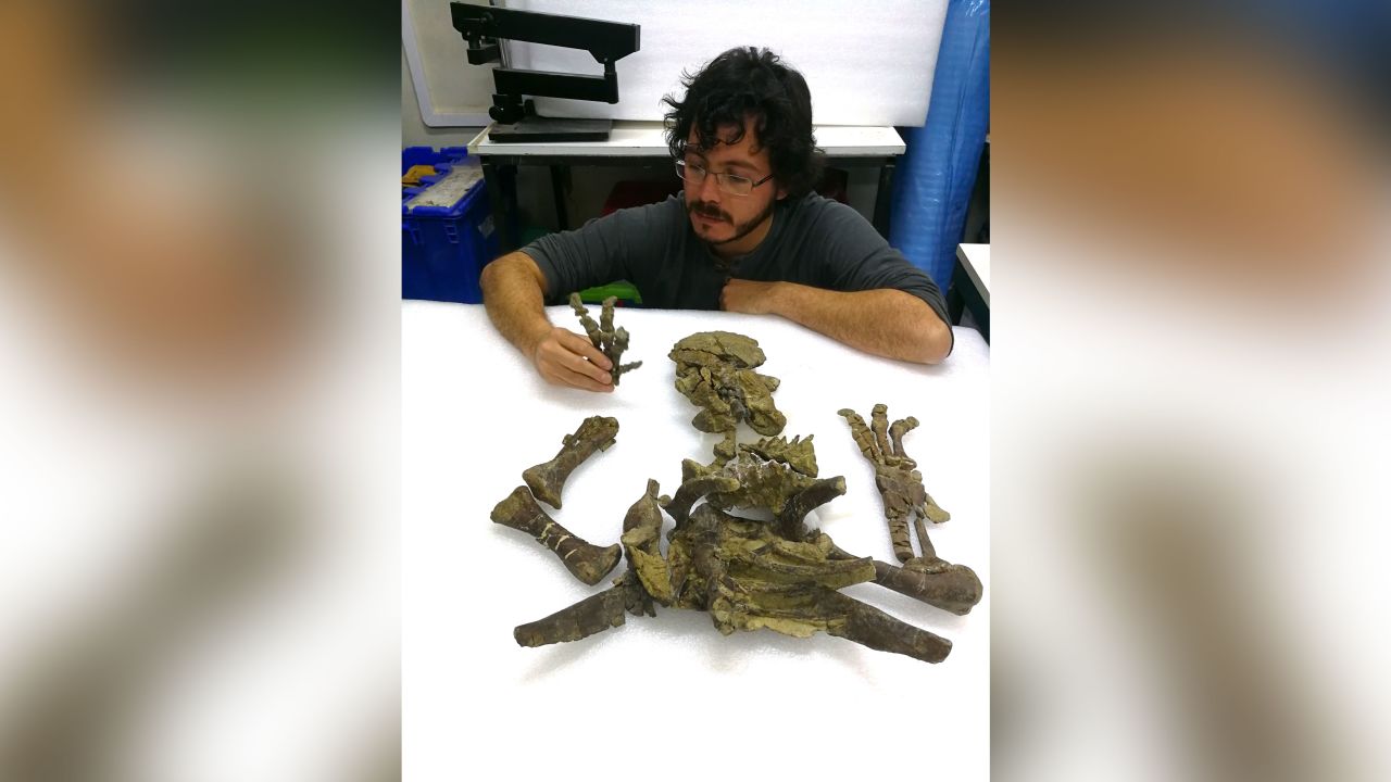 Chilean paleontologist Sergio Soto was the lead author of the study.