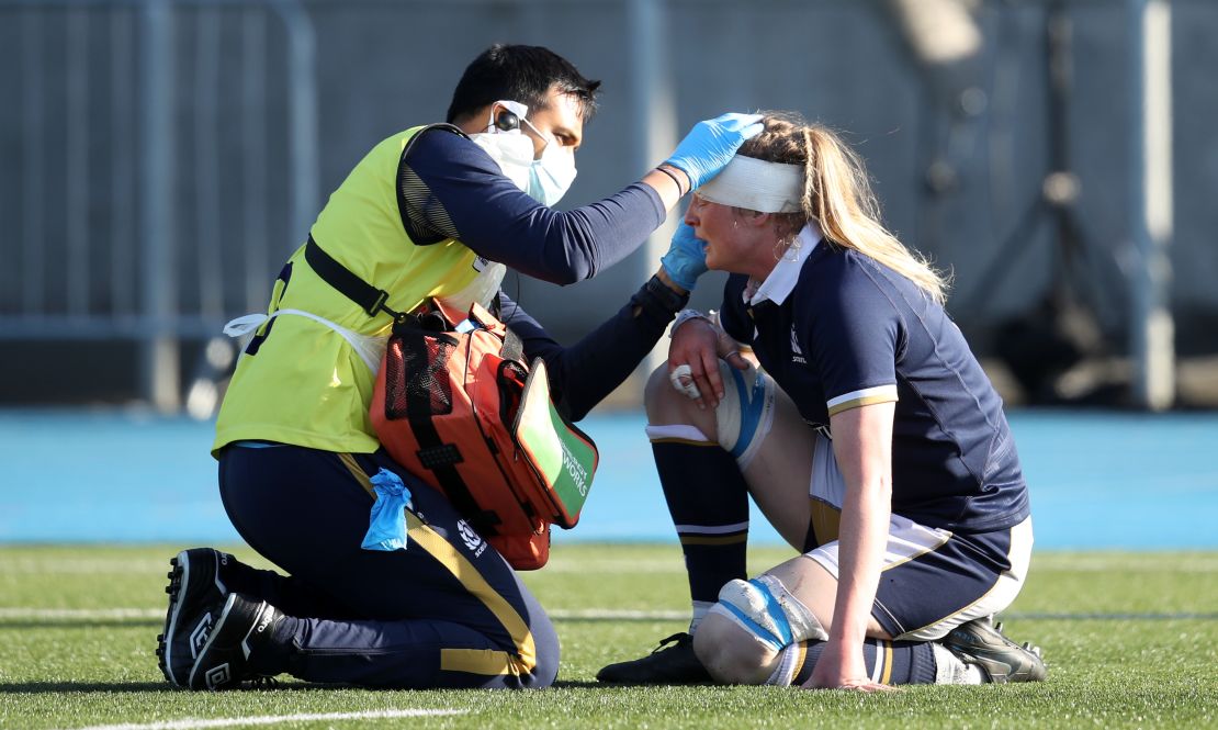 Cattigan during the Six Nations in 2021.