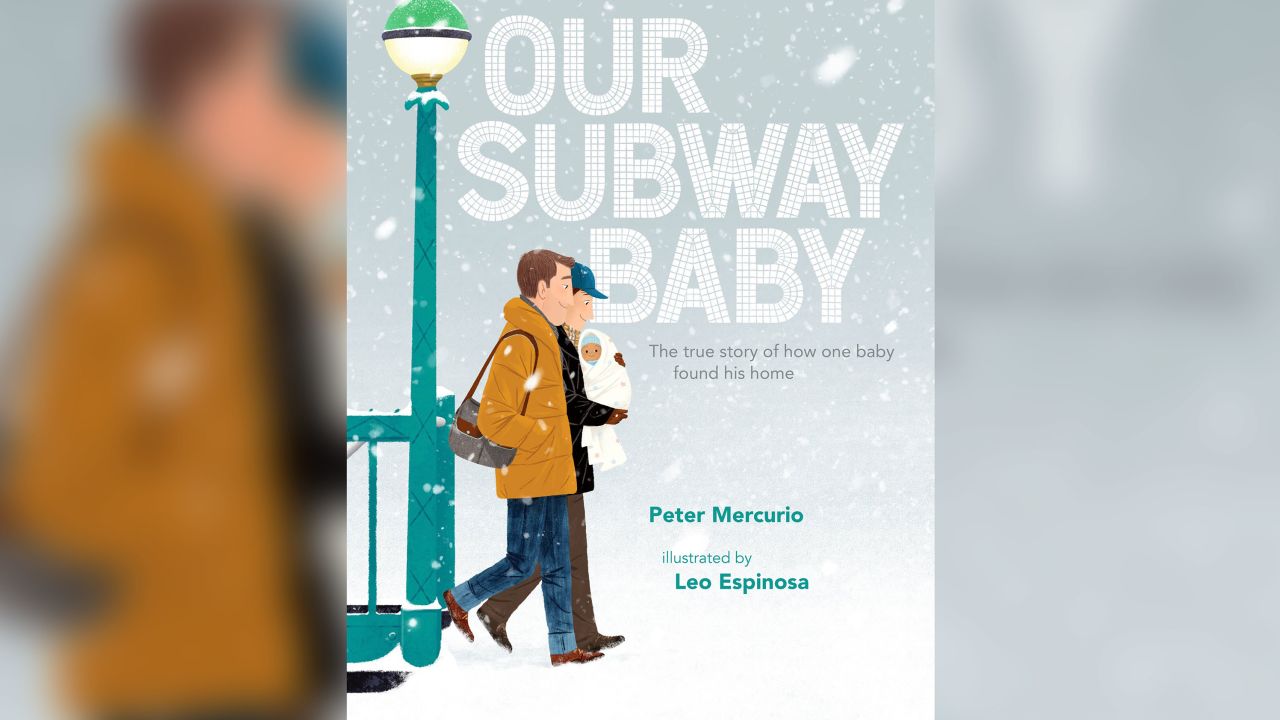 The book cover for "Our Subway Baby"