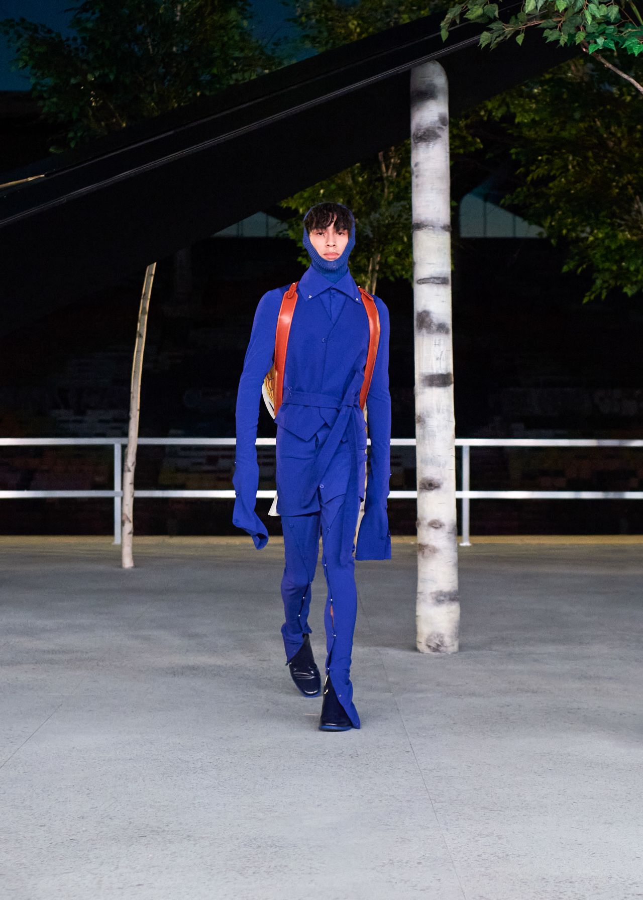 A look from Louis Vuitton's Spring-Summer 2022 collection, designed by Virgil Abloh