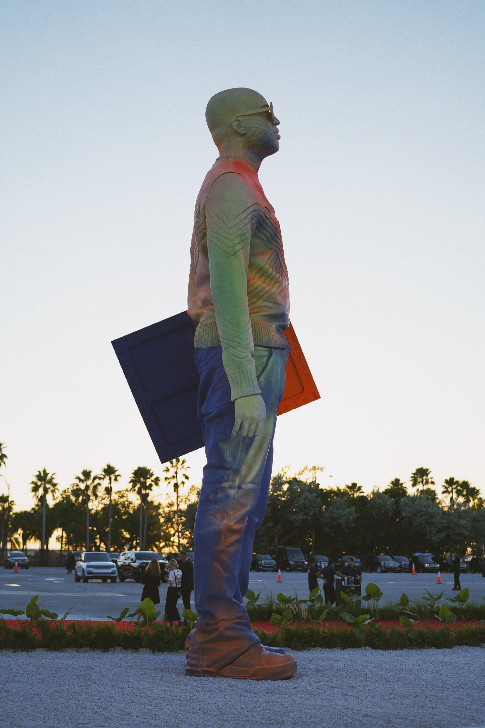 Louis Vuitton Virgil Abloh Statue in Miami