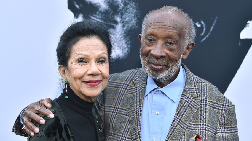 Music executive Clarence Avant and his wife Jacqueline Avant attend Netflix's "The Black Godfather" premiere at Paramount Studios Theatre on June 3, 2019 in Los Angeles.