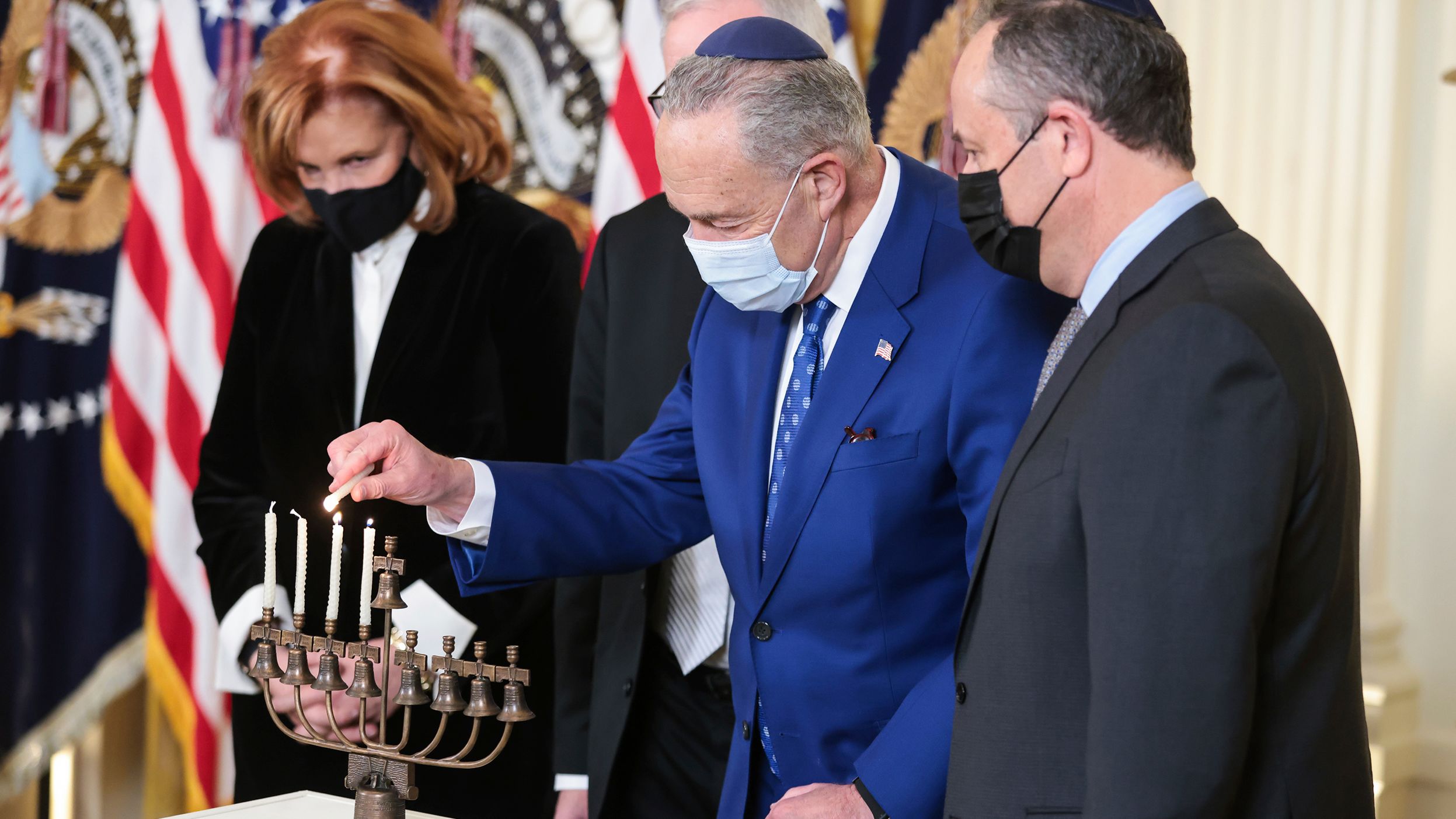 White House holds Hanukkah menorah lighting ceremony CNN Politics