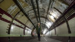 Down Street underground station on April 13, 2016 in London, England. London Transport Museum will be giving tours as part of their new 'Hidden London' season beginning May 7, 2016.Down Street station in Mayfair operated between 1907 and 1932 and after closing, played an important part during the Second World War when it was transformed into the Railway Executive Committee's bomb proof shelter. During the height of the Blitz, British Prime Minister Winston Churchill took refuge in the station tunnels. (Photo by Dan Kitwood/Getty Images)