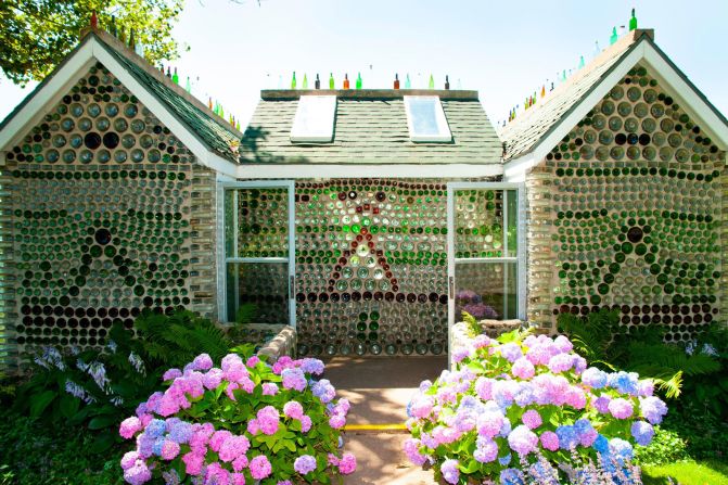 Hand built by <a href="index.php?page=&url=https%3A%2F%2Fbottlehouses.com%2Four-story" target="_blank" target="_blank">Édouard T. Arsenault</a> in the 1980s, The Bottle Houses are located on Prince Edward Island, just off the coast of New Brunswick, Canada. The project, which features a six-gabled house, a tavern, and a chapel, used over 25,000 bottles and took three years to complete. While the upcycled structures were originally just a hobby for Arsenault, they are now open to the public, attracting visitors from all over the world.