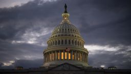 A general view of the U.S. Capitol at dusk, in Washington, D.C., on Thursday, November 18, 2021. 
