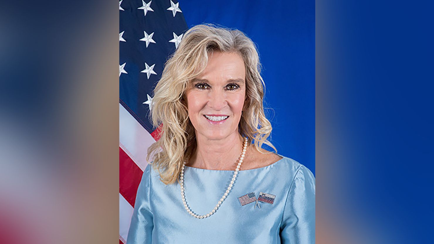 Lynda Blanchard's official photo from when she served as the US Ambassador to Slovenia.
