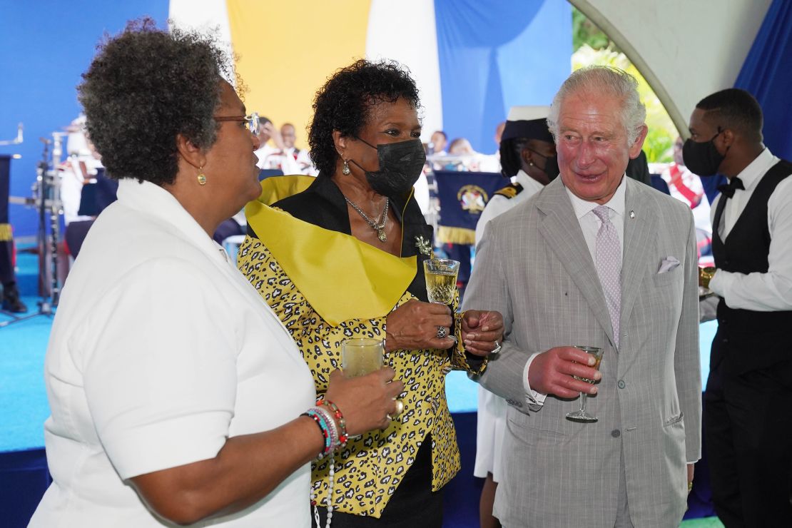 Charles was busy with engagements during the short visit.