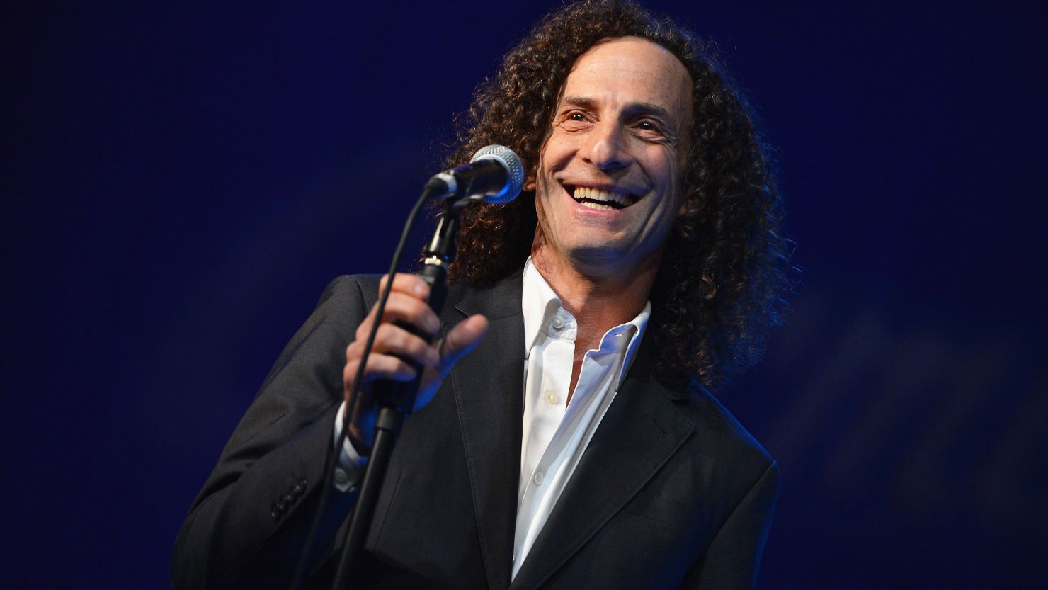 Kenny G performs on January 14, 2014, at the Hard Rock Cafe in New York City. 