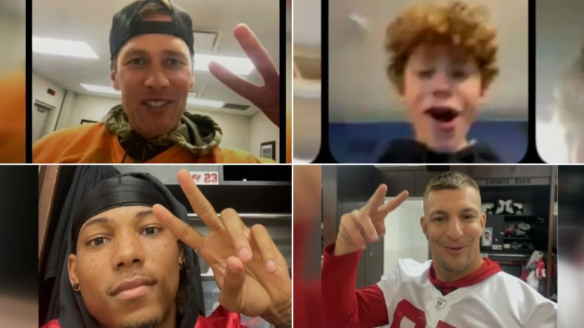 accidental facetime brady murphy-bunting gronkowski kid