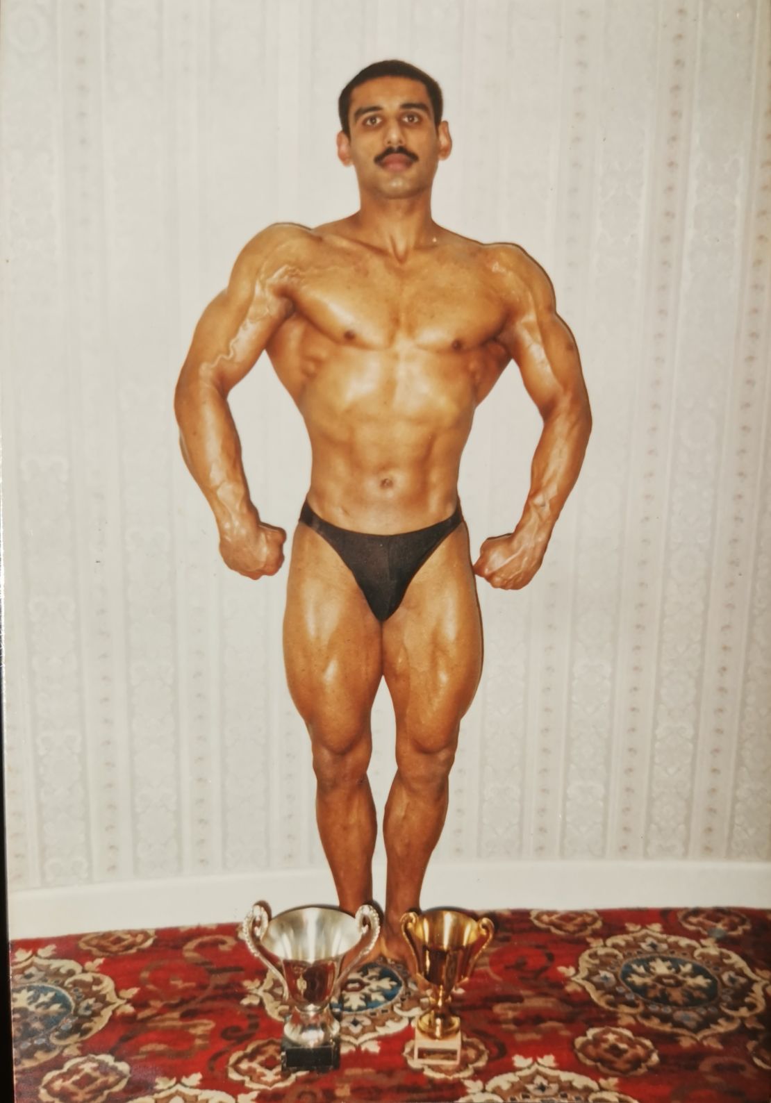 Bains' father, Kuldip Singh Bains, is a former bodybuilder and powerlifter. 