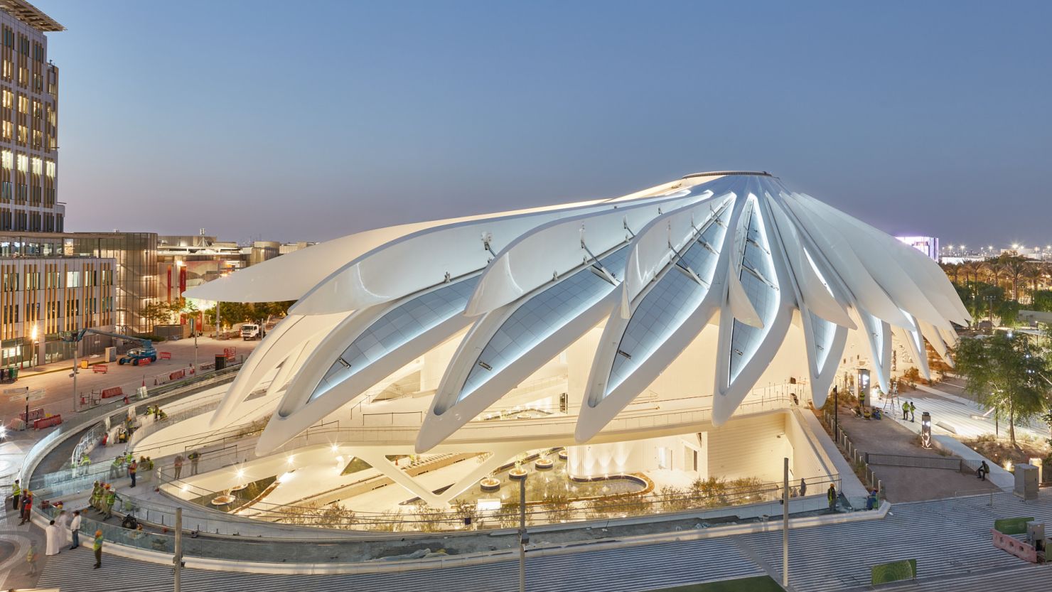 UAE's stunning Expo pavilion is topped by 'falcon wings