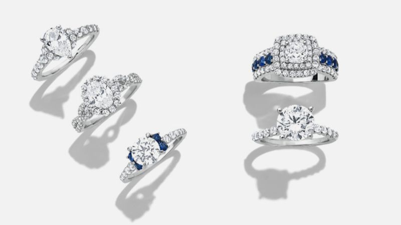 Moissanite deals rings zales