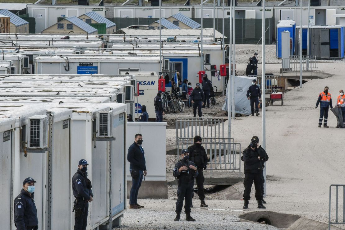 The Pope thanked residents of Lesbos during his visit for welcoming refugees.