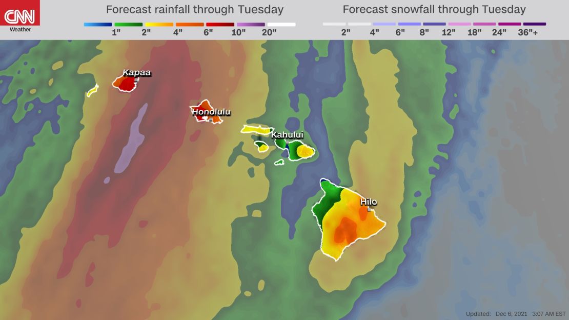 hawaii precip accum