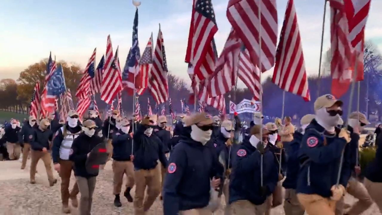 Patriot Front Lincoln Memorial march vpx