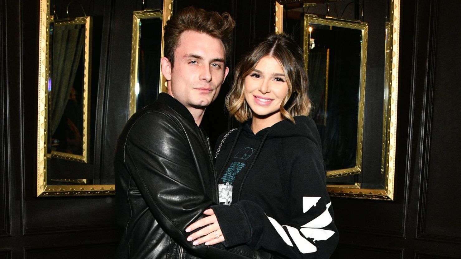 James Kennedy and Raquel Leviss attend the Tom Sandoval & The Most Extras performance at Hotel Cafe on November 14, 2021 in Los Angeles, California. 