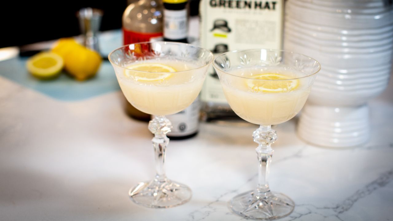 Make this cocktail to add a little brightness to your mealtime. 