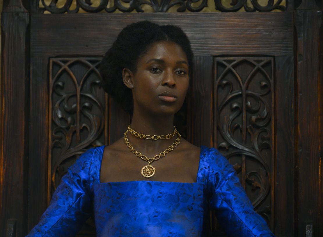 Jodie Turner-Smith stars in the title role in the series "Anne Boleyn." 