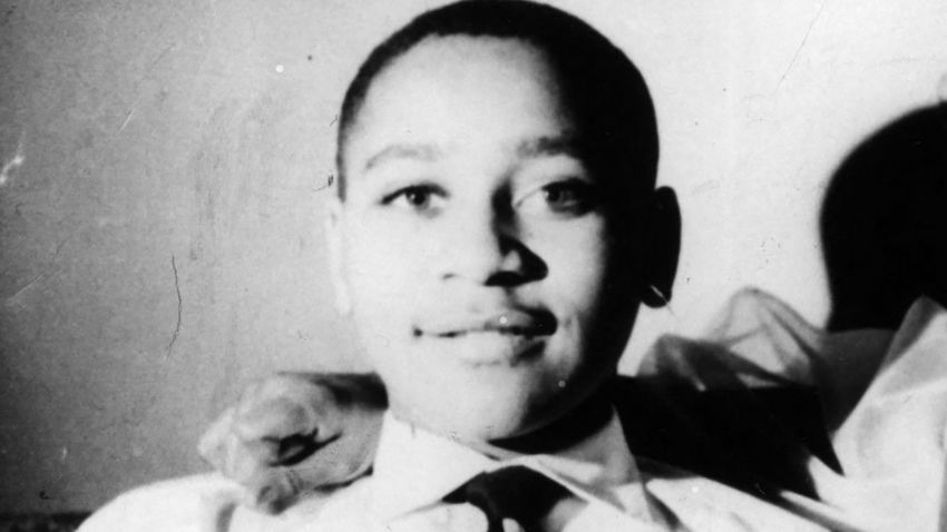 Emmett Louis Till, 14, with his mother, Mamie Bradley, at home in Chicago.
