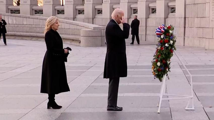 Biden visits WWii memorial