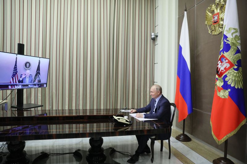 Biden confronts Putin as tensions escalate over Ukraine