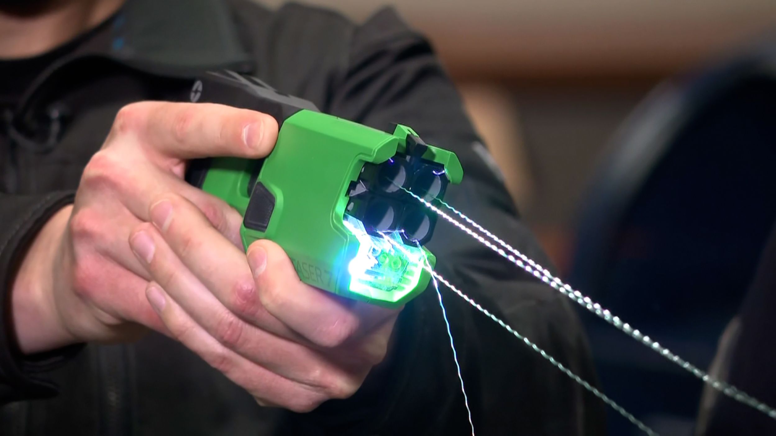 New Tasers carried by LAPD officers are made to look and feel different from service weapons.