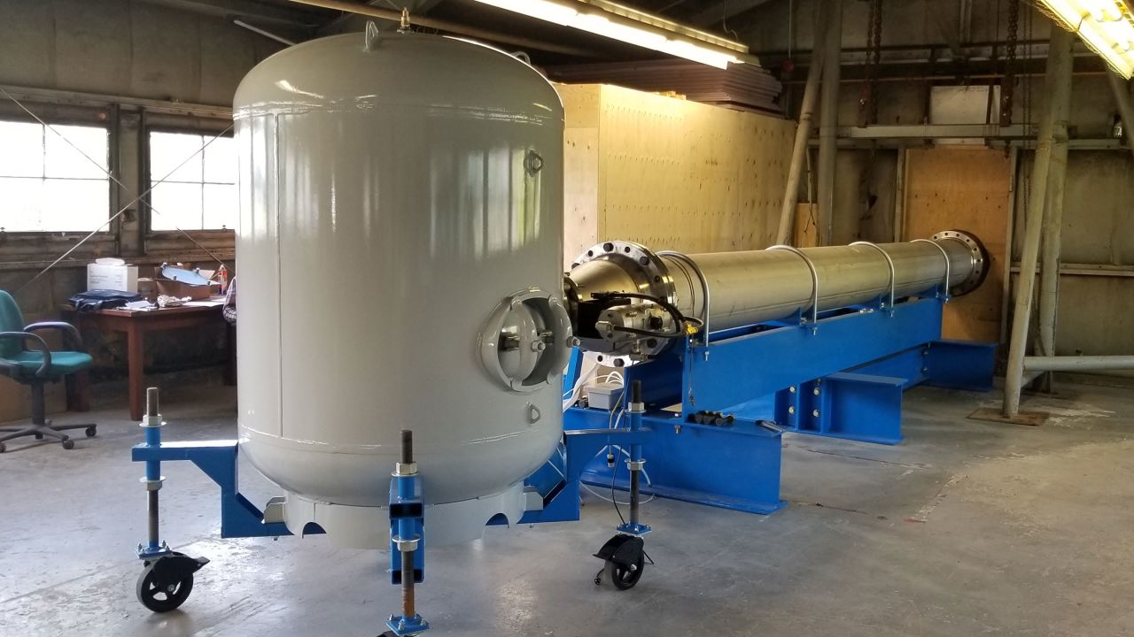 The NRC's 'Super Cannon' has a 17.25 inch bore.