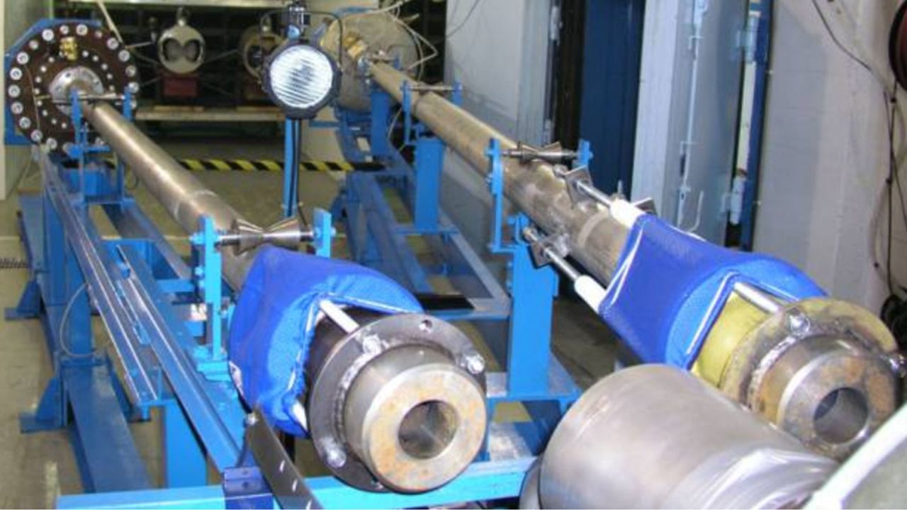 Tests are carried out at the NRC Flight Impact Simulator Facility.