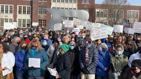 An event Saturday condemns Boise State professor's anti-feminist speech