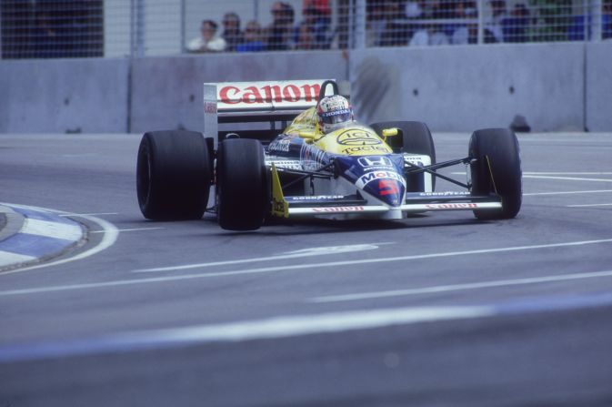 <strong>1986:</strong> Needing only a podium finish to win a dramatic, three-way fight for the title in Australia, British driver Nigel Mansell suffered a tire blowout, allowing Alain Prost to take victory over Mansell and Nelson Piquet.  