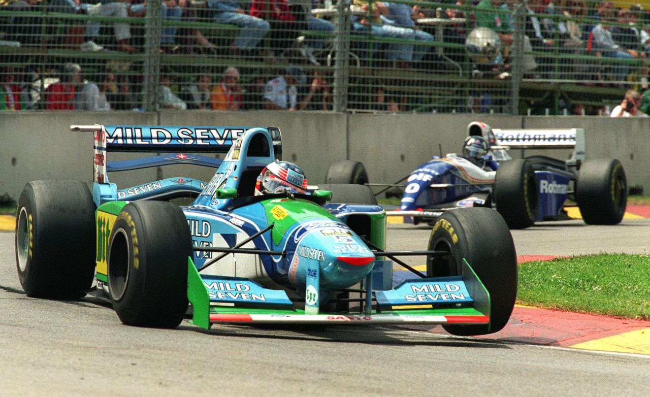 <strong>1994: </strong>Having been separated by just a point heading into the final circuit in Australia, Michael Schumacher and Damon Hill collided on lap 36, retiring both from the race. The collision was ultimately deemed a racing incident by stewards, and Schumacher won his first championship.