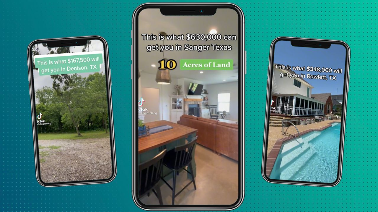 Dallas-based real estate agent, Joseph Felling, says TikTok is a great way to reach out-of-state buyers seeking more affordable homes.
