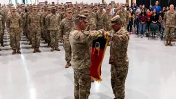 A deployment ceremony in Pinellas Park in November for approximately 150 members of the 53rd Infantry Brigade Combat Team. The brigade is headed to Eastern Europe, where it will assume command responsibility for training, advising and mentoring Ukrainian Armed Forces cadre to improve their training and defense capabilities.