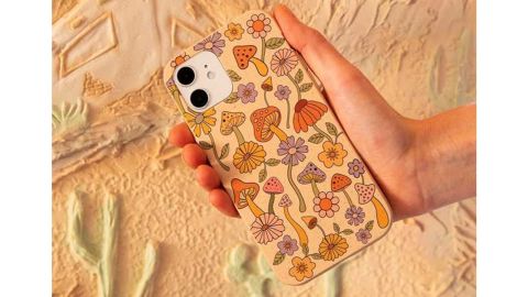 Pela Seashell Shrooms and Blooms iPhone Case 