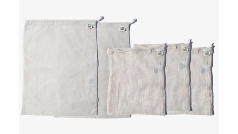 Cotton Large And Net Medium Produce Bag Bundle