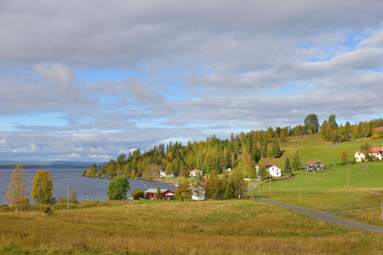 <strong>Not just a cabinet door: </strong>Laxviken is a delectable village in the Jämtland Härjedalen region.