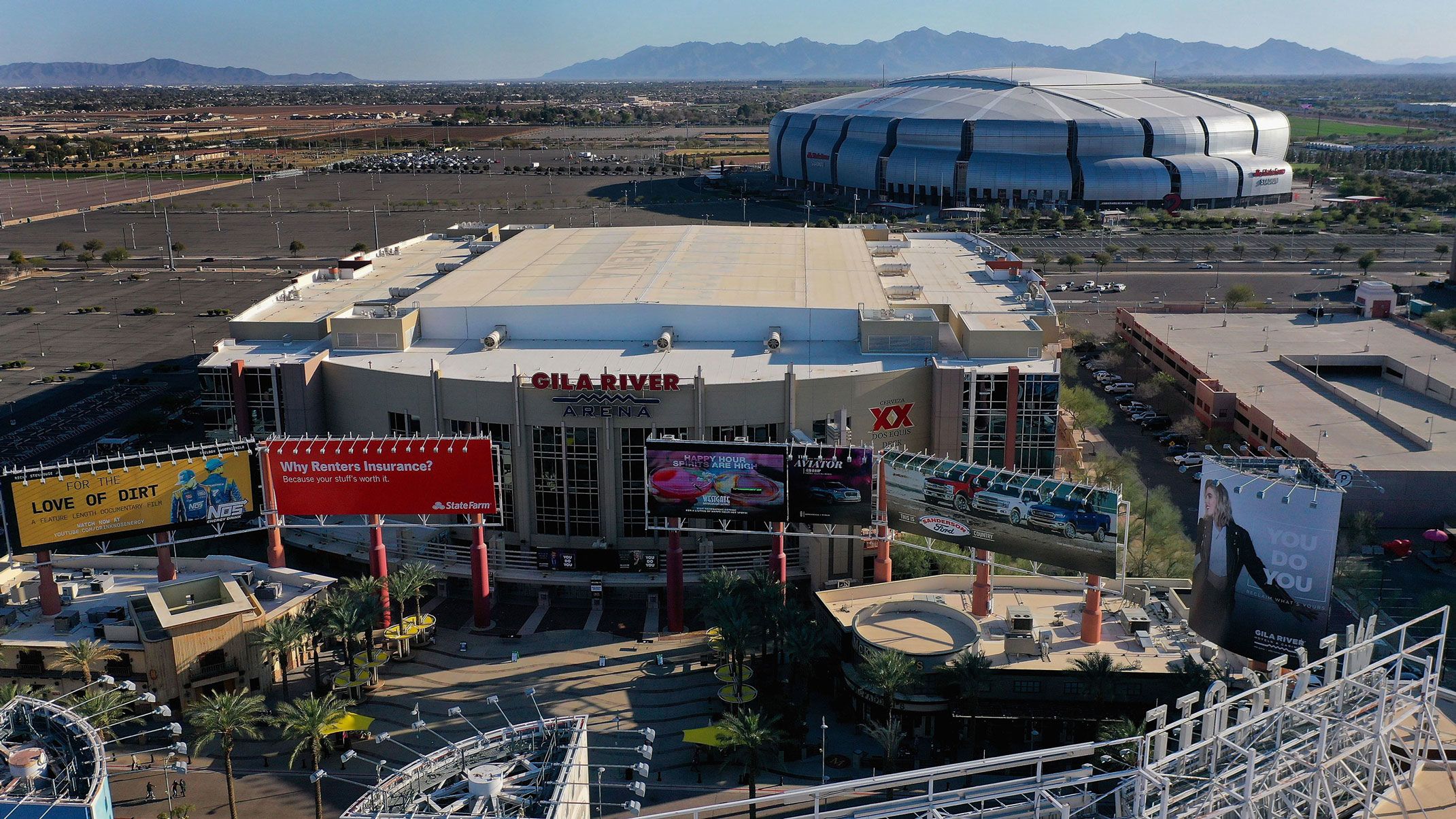 Coyotes home now officially Gila River Arena