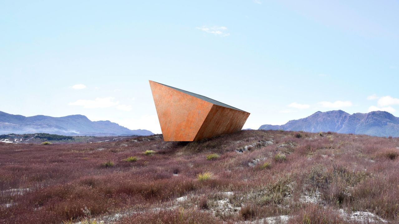 Once completed, this structure will collect and store information connected to the climate crisis. 