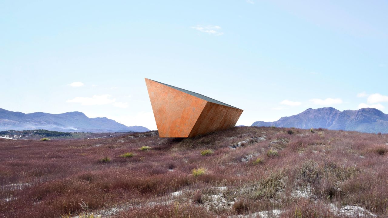 Once completed, this structure will collect and store information connected to the climate crisis.