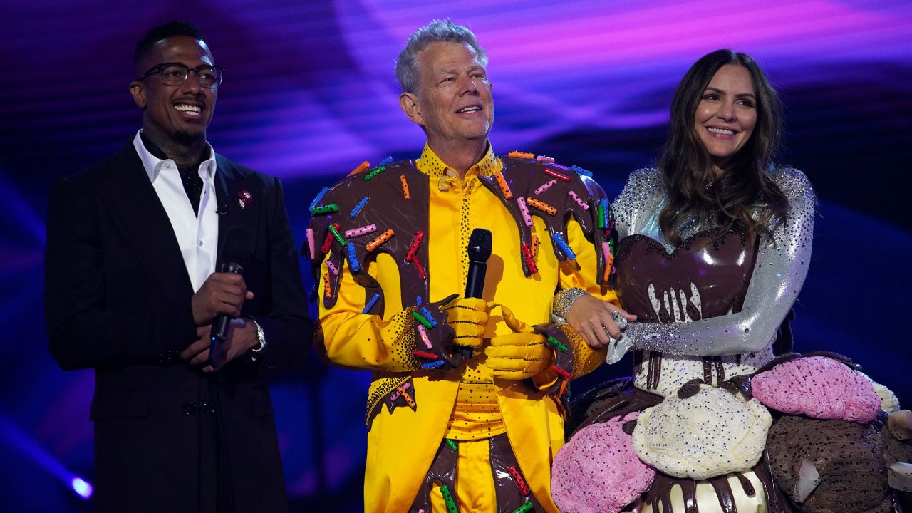 Nick Cannon, David Foster and Katherine McPhee.