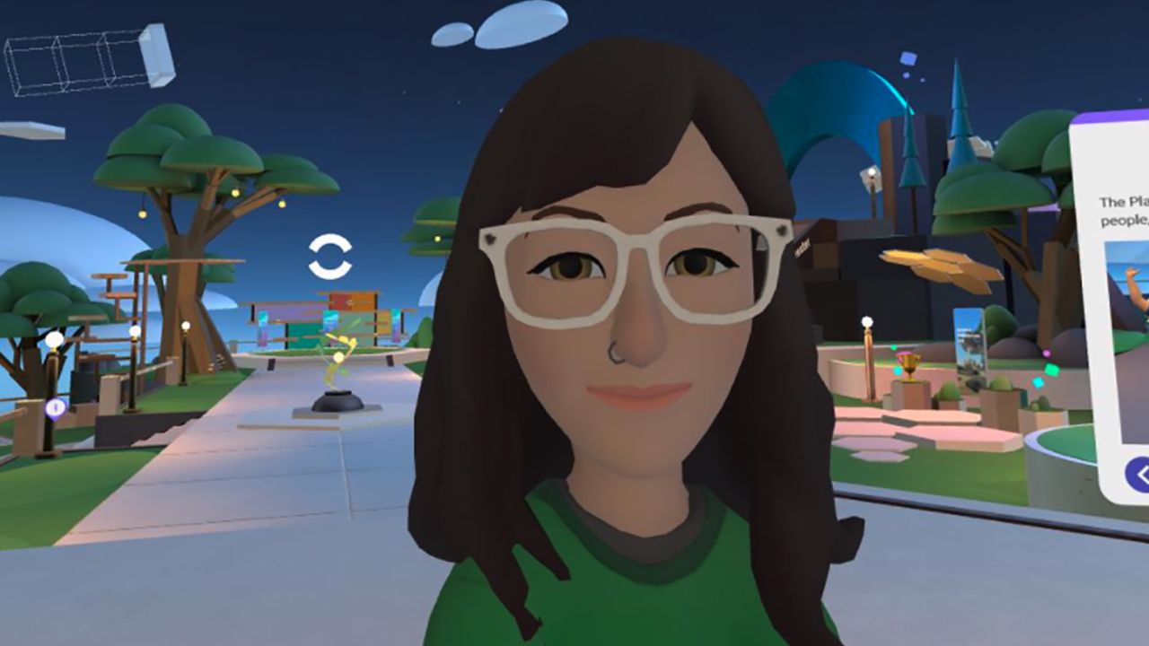 CNN's Rachel Metz wandered around Horizon Worlds this week in VR.