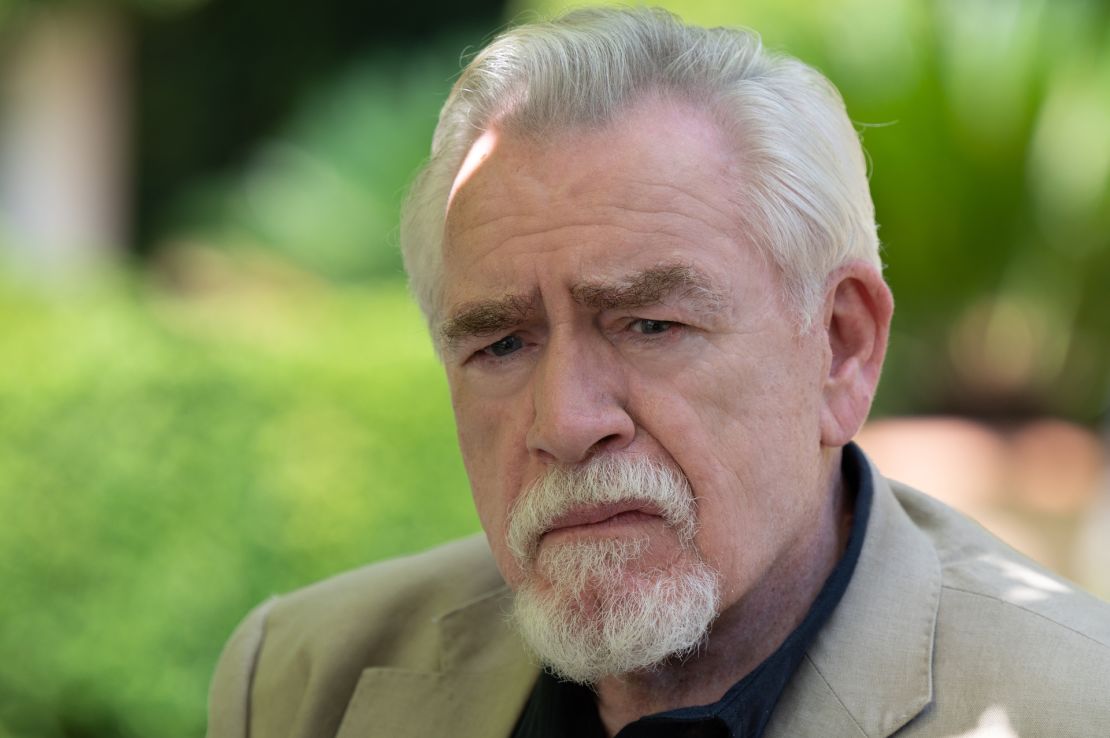 Brian Cox as Logan Roy is shown in a scene from season three of "Succession."