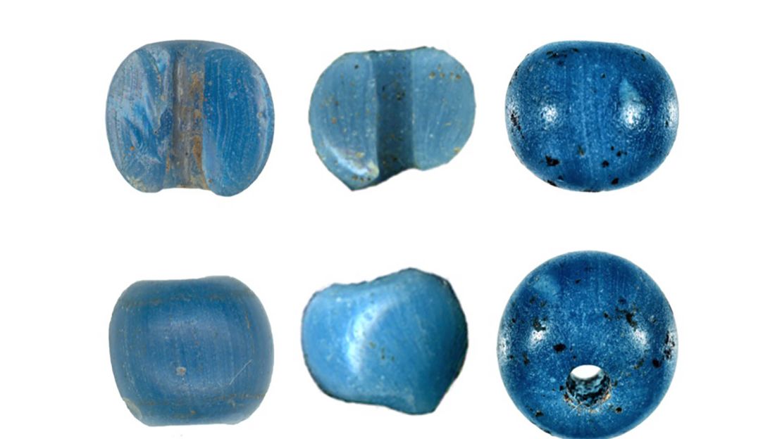 Some blueberry-sized Venetian beads were unearthed at Alaska's Punyik Point, a famous archaeological site that sits on an ancient trade route. 