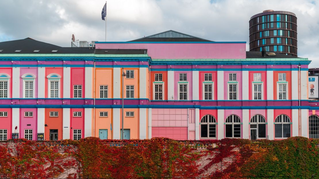 Copenhagen's low buildings are on a relaxed, human scale. 