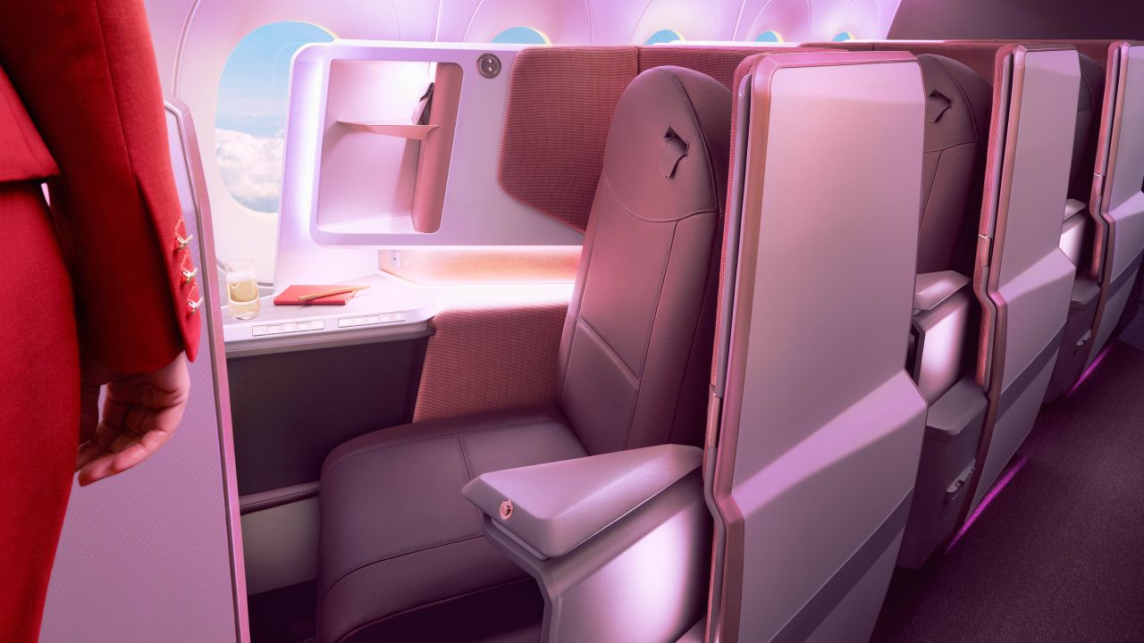Virgin Atlantic's A350 and 787-9 offer some roomy biz class options.