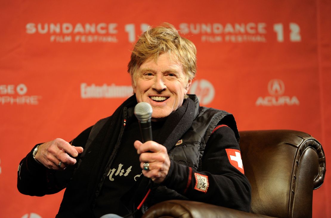 PARK CITY, UT - JANUARY 19:  Sundance Institute President and Founder Robert Redford speaks at the opening day press conference held at the Egyptian Theatre during the 2012 Sundance Film Festival on January 19, 2012 in Park City, Utah.  (Photo by Jemal Countess/Getty Images)