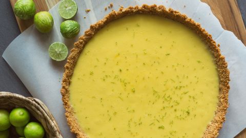 Graham cracker crust can be used like key lime pie and other desserts. 