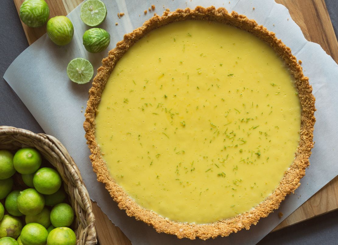 Graham cracker crust can be used like key lime pie and other desserts. 